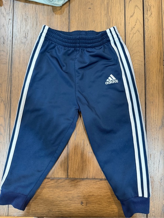 adidas Other - adidas Navy and White Kids Joggers with Side Stripes